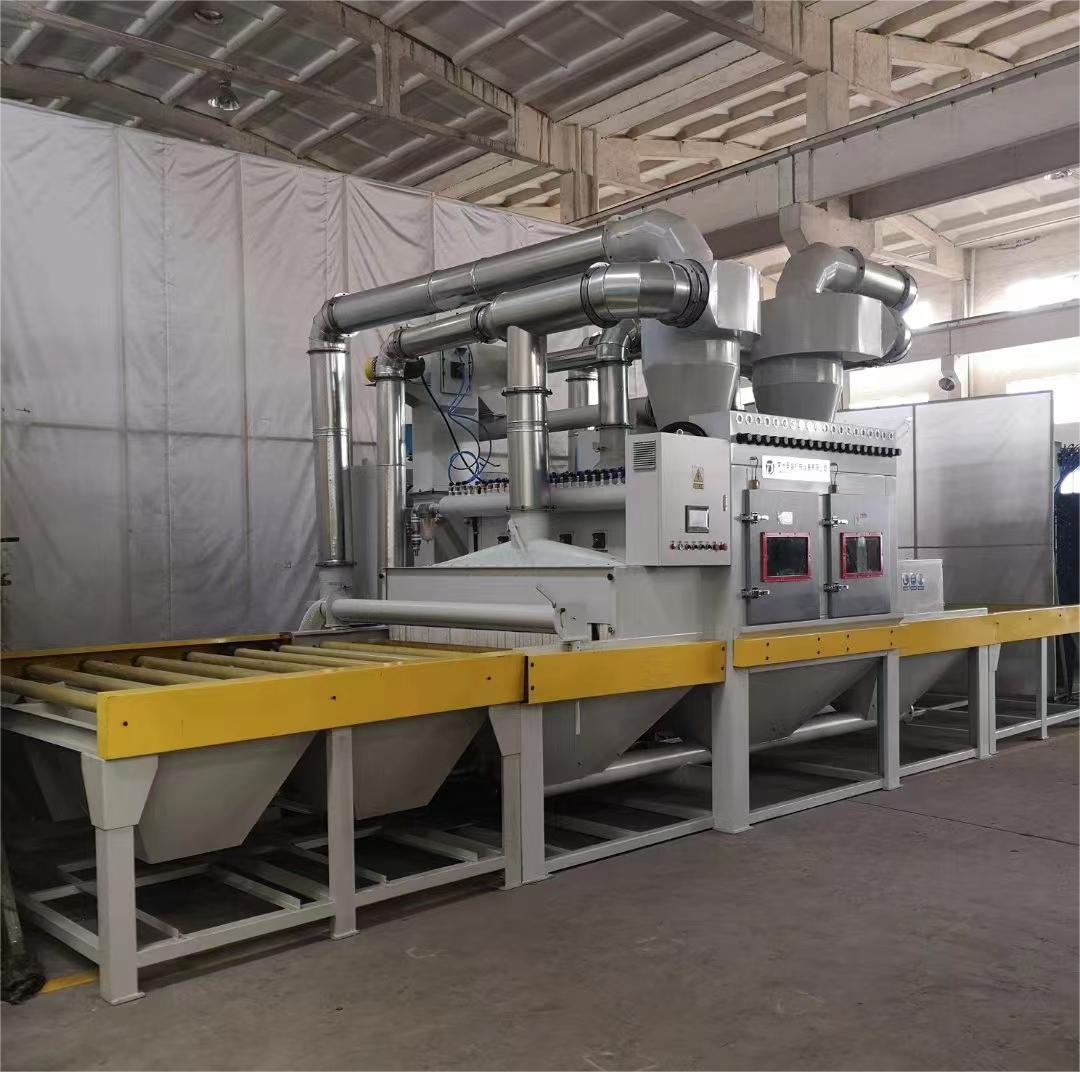 船营抛丸机跑砂是什么原因