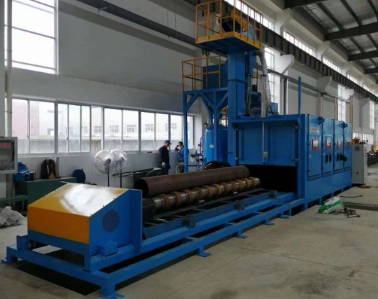 船营喷砂机在管道除锈中的现场施工应用