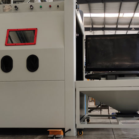 船营无尘喷砂机半自动模具喷砂机